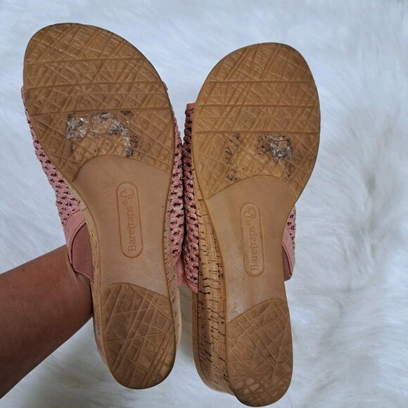 Baretraps Flossey Slide Wedge Sandals Size 9.5M - Picture 8 of 9